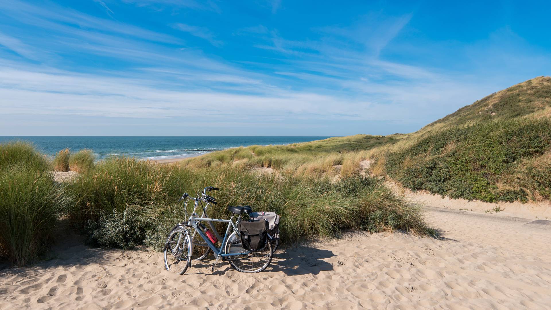 North sea dunes bikes