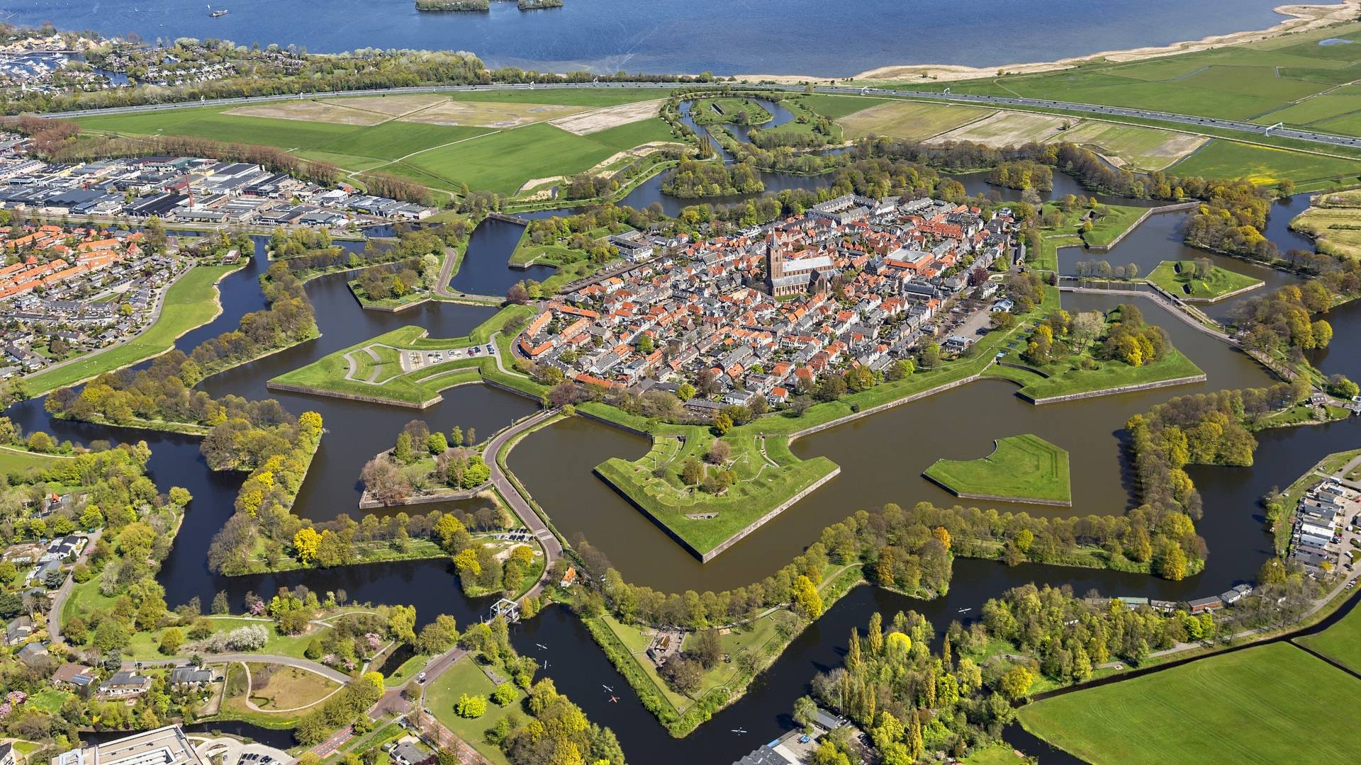 Areal view Fortified Naarden Vesting_HDR