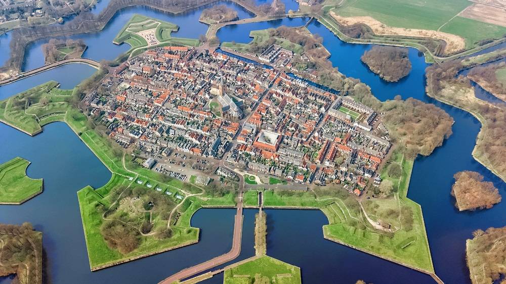 Naarden Vesting areal view Holland_HDR